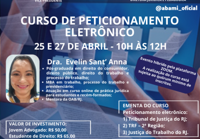 CURSO DE PETICIONAMENTO ELETRÔNICO