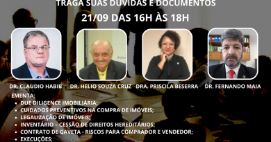 OFICINA PRESENCIAL DE PRÁTICA JURÍDICA – 21/09 DAS 16H ÀS 18H