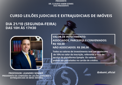 CURSO LEILÕES JUDICIAIS E EXTRAJUDICIAIS DE IMÓVEIS