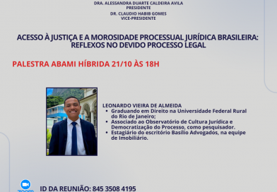 PALESTRA ABAMI HÍBRIDA 21/10 ÀS 18H