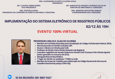 COMISSÃODE DIREITO NOTARIAL E REGISTRAL APRESENTA: IMPLEMENTAÇÃO DO SISTEMA ELETRÔNICO DE REGISTROS PÚBLICOS