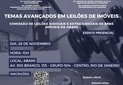 TEMAS AVANÇADOS EM LEILÕES DE IMÓVEIS