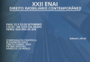 XXII ENAII – ENCONTRO NACIONAL DE ADVOGADOS DO MERCADO IMOBILIÁRIO