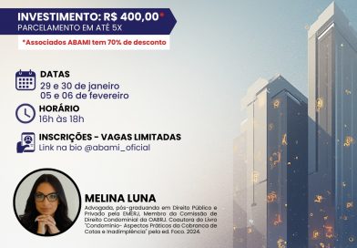 CURSO ONLINE EXECUÇÃO DE COTAS CONDOMINIAIS: DA INICIAL À PENHORA DO IMÓVEL