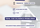 REUNIÃO PRESENCIAL DA COMISSÃO DE ESTUDOS EM COMPRA E VENDA DE IMÓVEIS E NEGÓCIOS CONEXOS