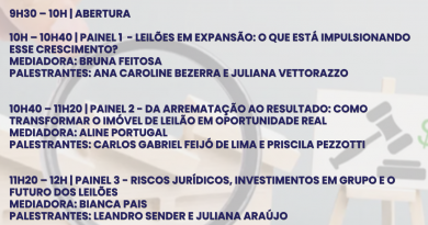 COMISSÃO DE ESTUDOS EM LEILÕES IMOBILIÁRIOS COMISSÃO DE ESTUDOS EM LEILÕES IMOBILIÁRIOS