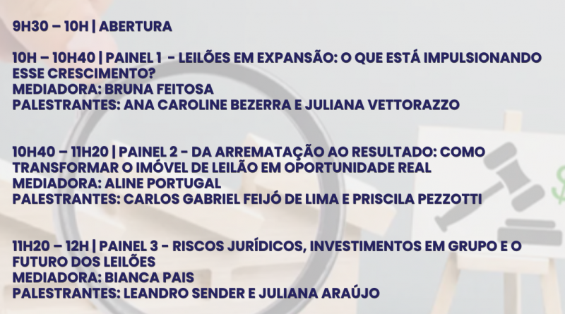 COMISSÃO DE ESTUDOS EM LEILÕES IMOBILIÁRIOS COMISSÃO DE ESTUDOS EM LEILÕES IMOBILIÁRIOS